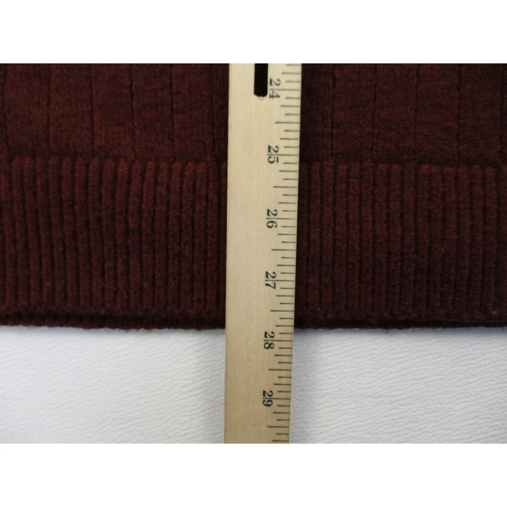 Banana Republic Sweater Mens XL Brown Ribbed Knit Crewneck Cotton Blend 1166